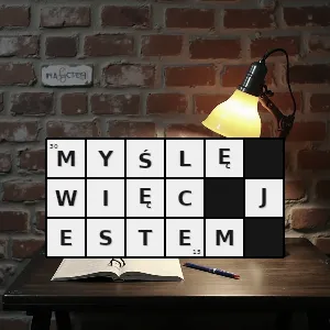 Rozwiązanie krzyżówki: cogito - myślę więc jestem | hasła, synonimy i podpowiedzi Hasło krzyżówkowe cogito - myślę więc jestem – rozwiązanie, synonimy, podpowiedzi i definicje krzyżówkowe